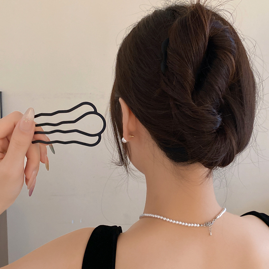 Women Accessories On Sale - المعادن U-شكل الشعر شوكة أمشاط بسيطة