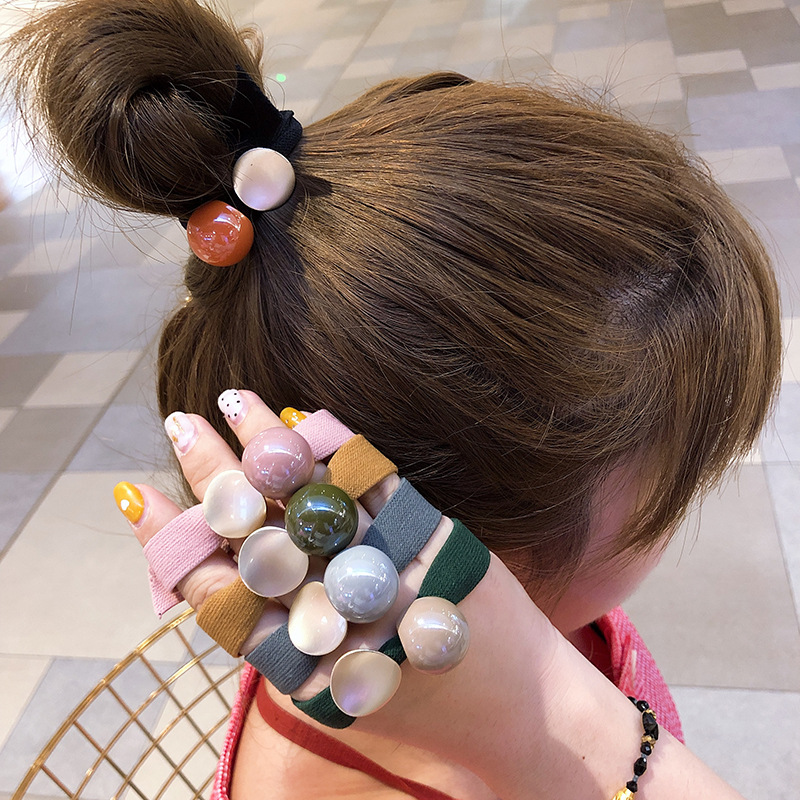 Women Accessories Sale - Hot البيع الكورية بسيطة Scrunchie النساء