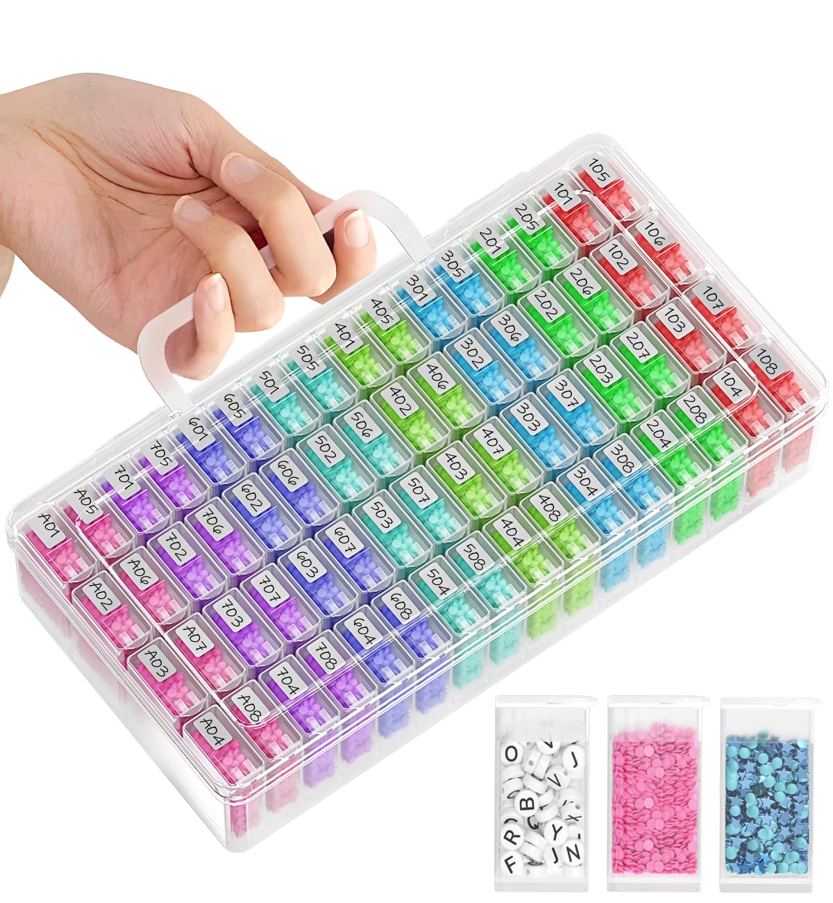 Women Accessories Box - صندوق تخزين أدوات وملحقات الرسم بالألماس