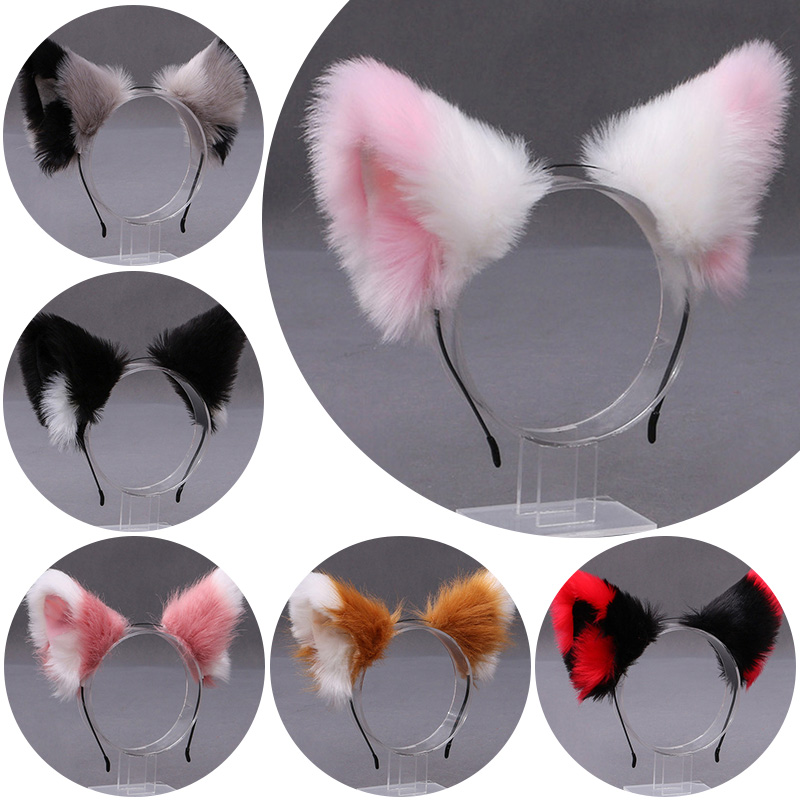 Women Accessories On Sale - عصابة رأس ناعمة على شكل أذن