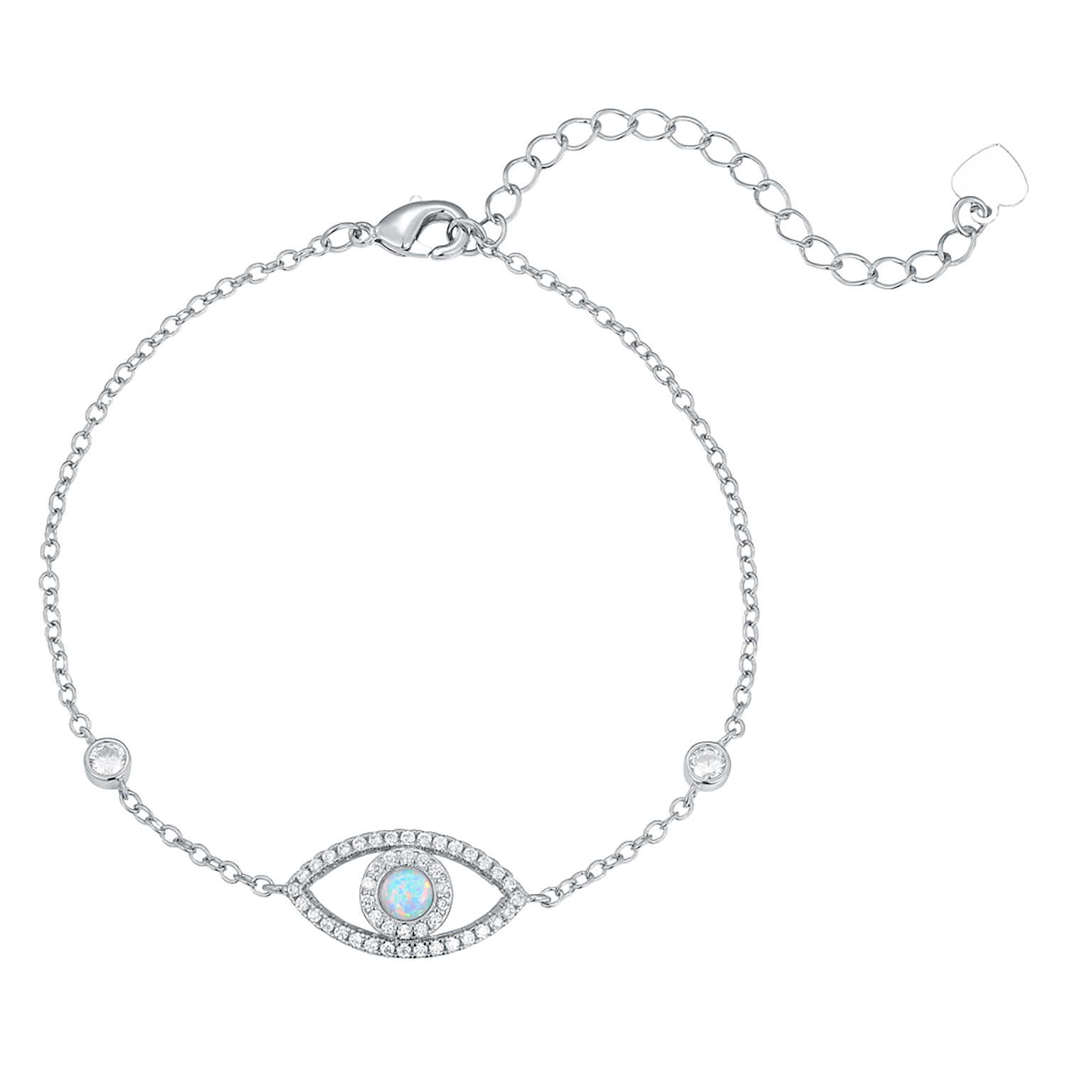 Evil Eye Bracelet - سوار عصري من حجر العقيق الأزرق