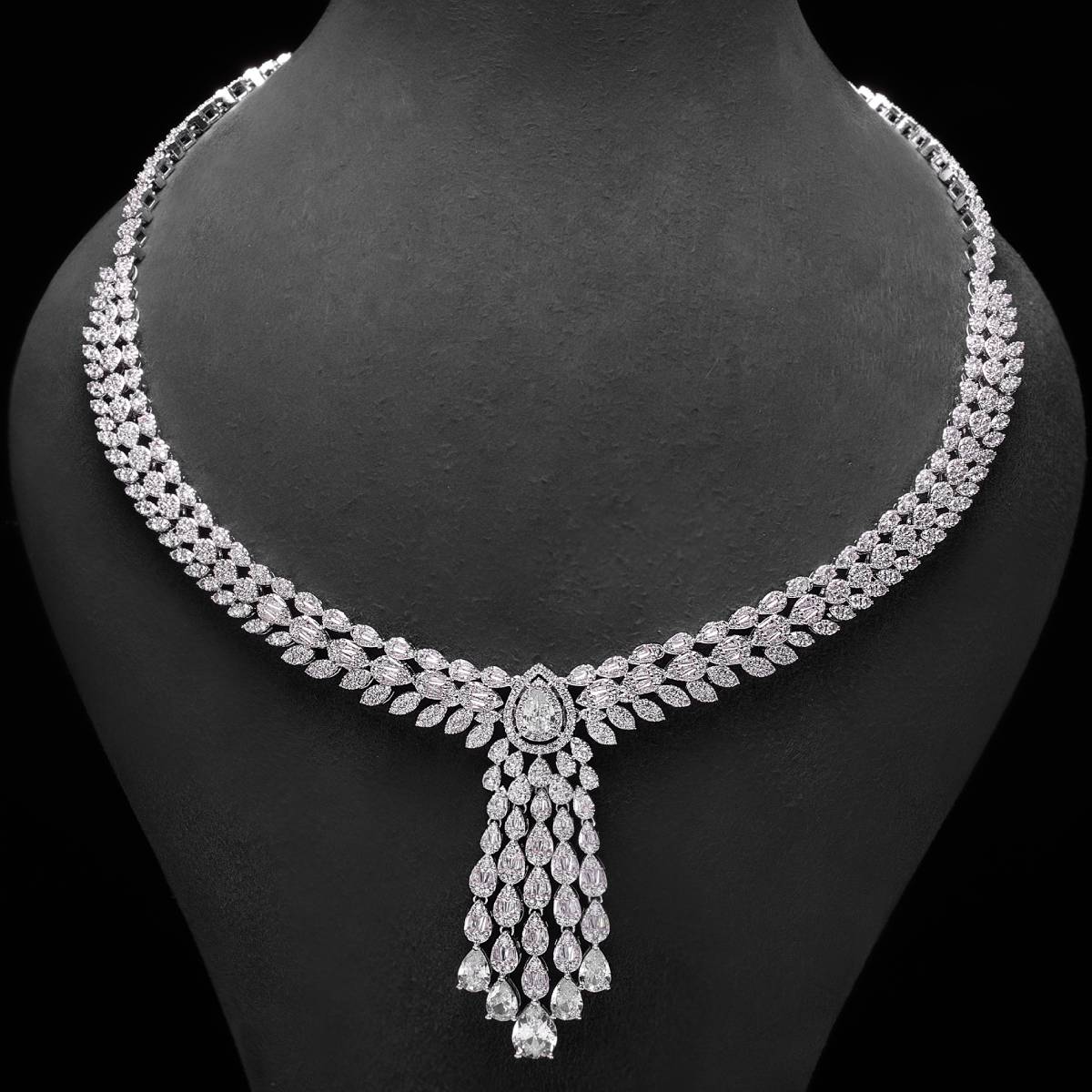 Women Accessories Uae - طقم مجوهرات الزفاف بتصميم قطرات الماء