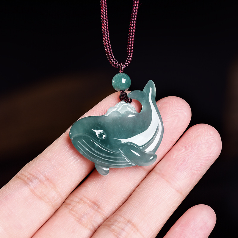 Women'S Accessories Jewelry - قلادة حجر اليشم البورمي الطبيعي على