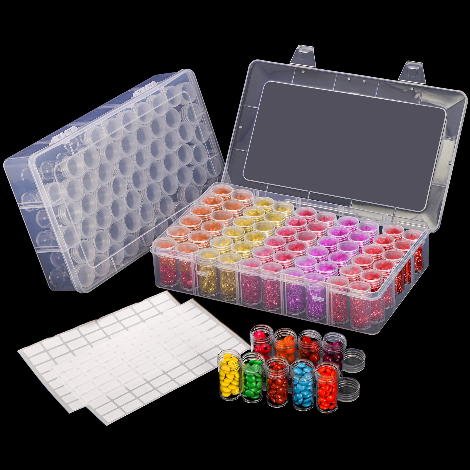 Women Accessories Box - صندوق تخزين بلاستيكي بـ 24/30/38/60 فتحة،