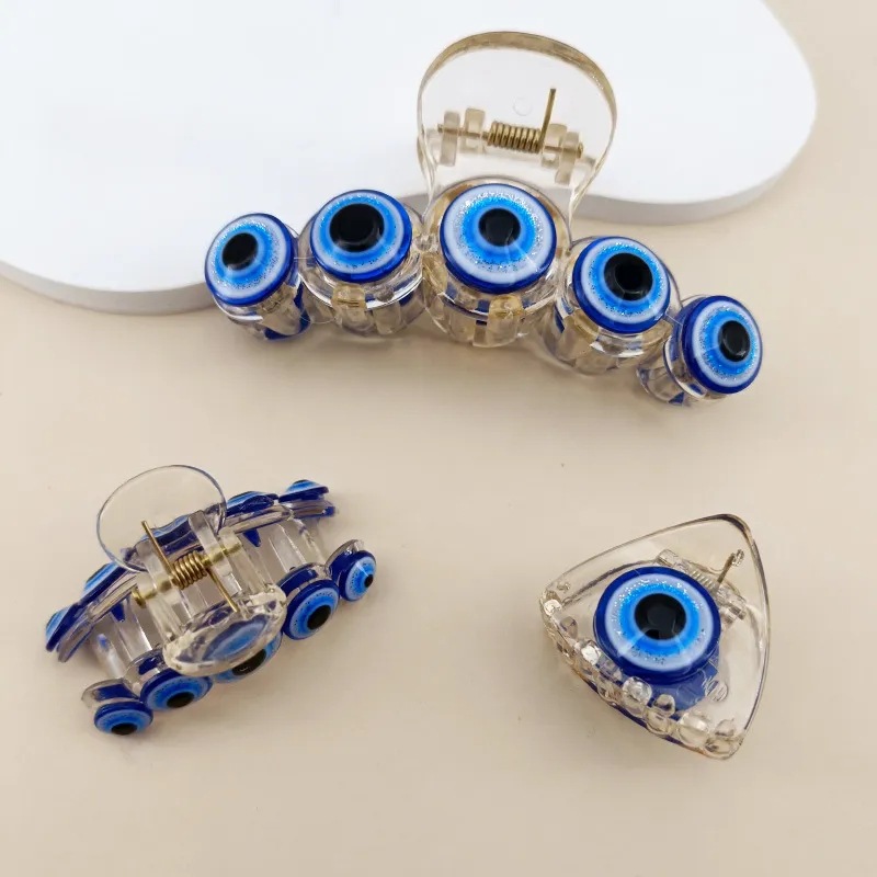 Evil Eye Bracelet - 3 أحجام خمر عين الشر مشبك