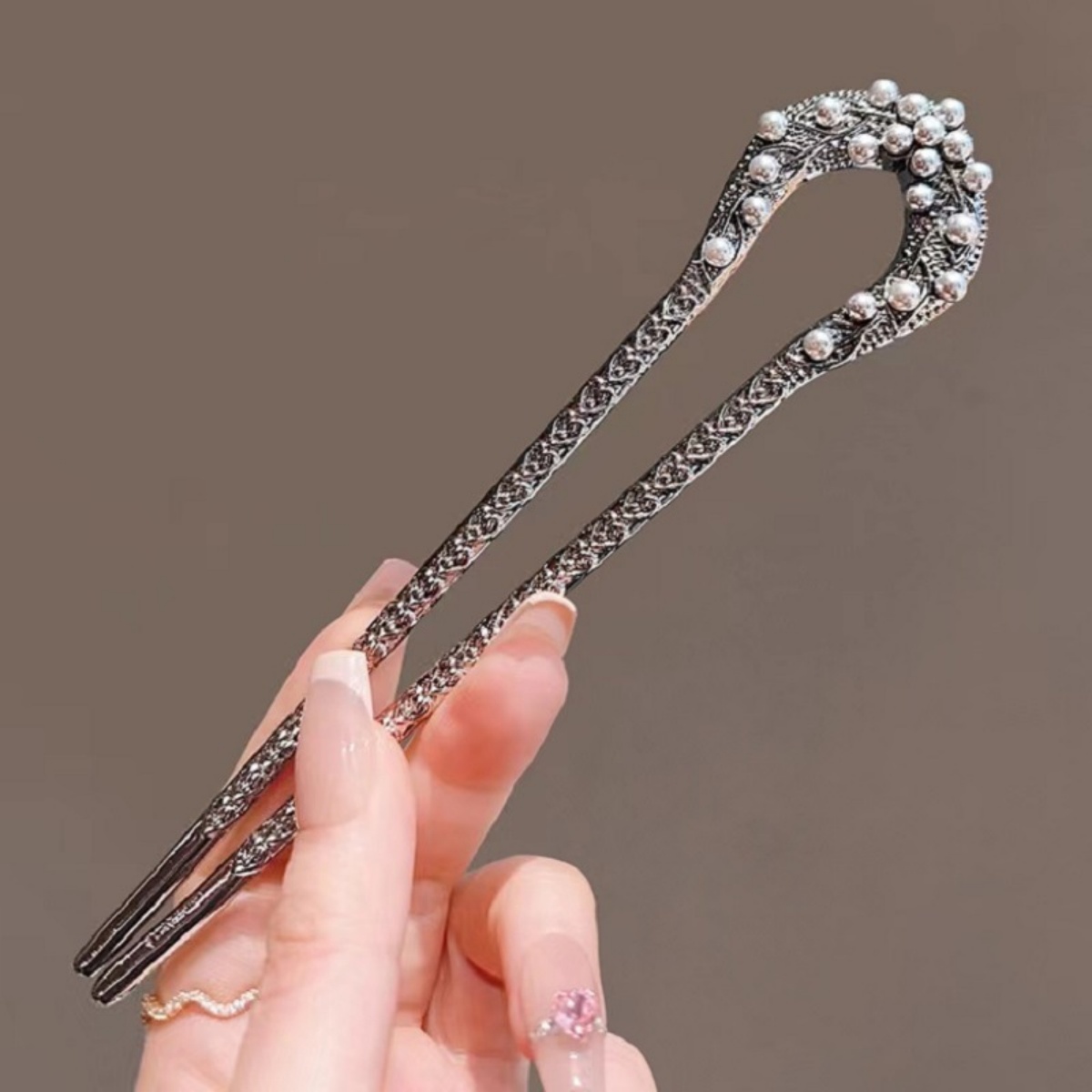 Women Accessories Shop - جديد لؤلؤة U على شكل دبوس