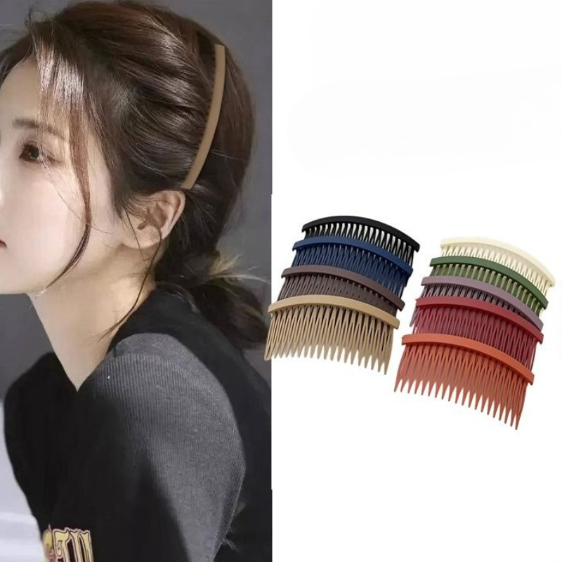 Women Accessories Wholesale China - Solod اللون البلاستيك الجانب الشعر تويست