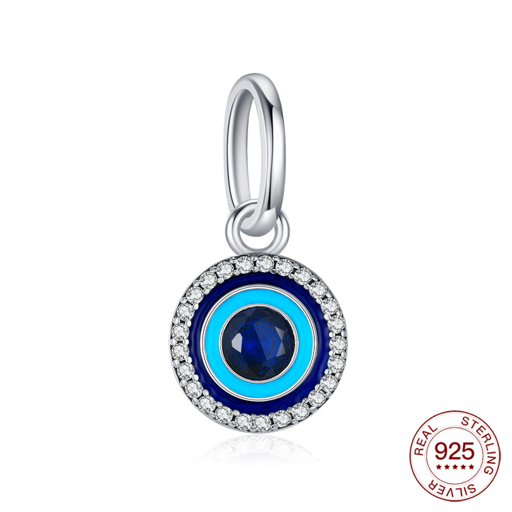 Evil Eye Bracelet - قلادة جديدة من الفضة الإسترلينية عيار