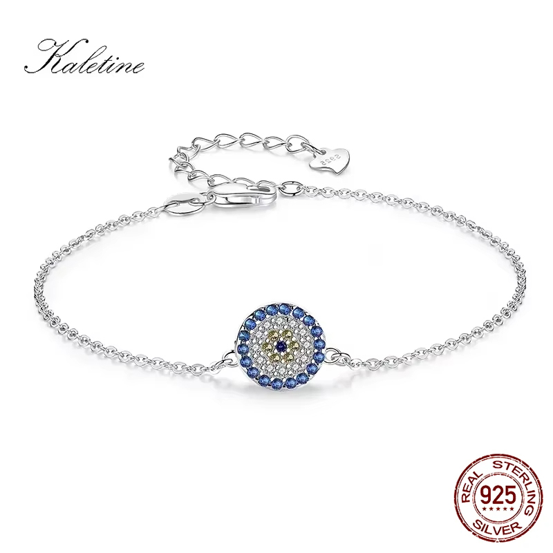 Evil Eye Bracelet - أساور فضة عيار 925 من KALETINE