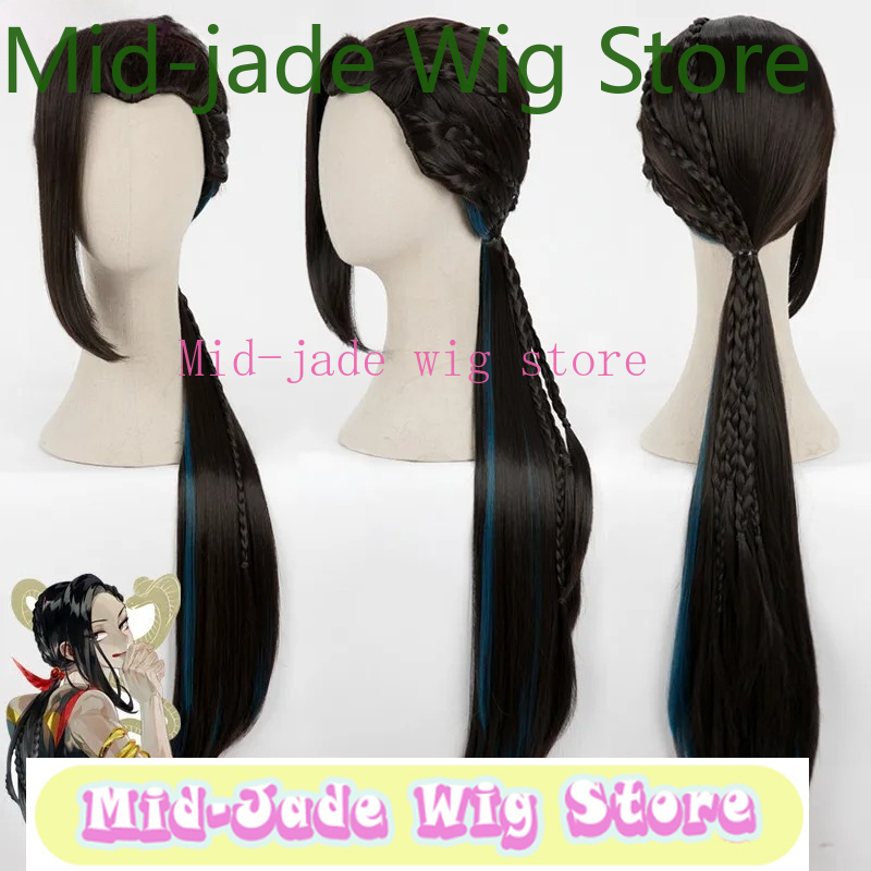 Women Accessories Store - شعر مستعار طويل أسود للنساء من