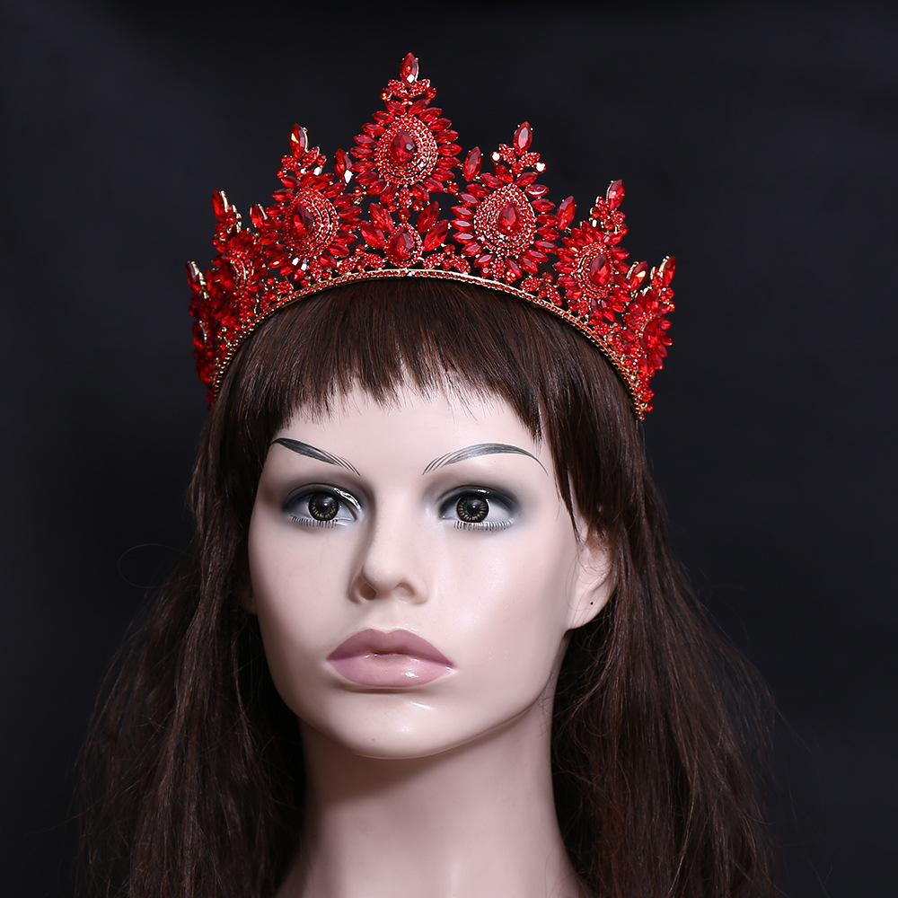 Women'S Wedding Accessories - تاج زفاف على الطراز الباروكي الأوروبي
