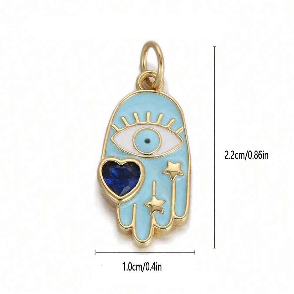 قطعة واحدة من الزركون النحاسي  - مراجعة Evil Eye Bracelet وسعره