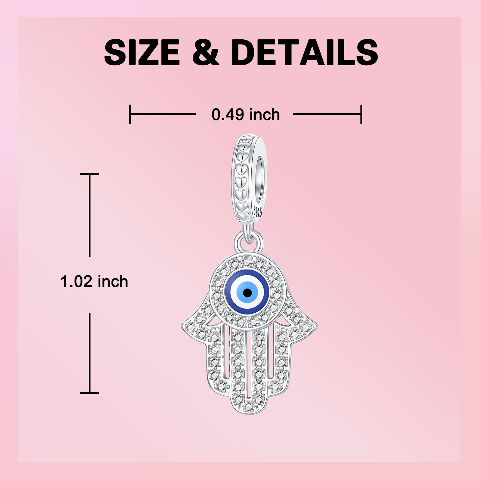 قلادة العين الشريرة ويد الحماي - مراجعة Evil Eye Bracelet وسعره