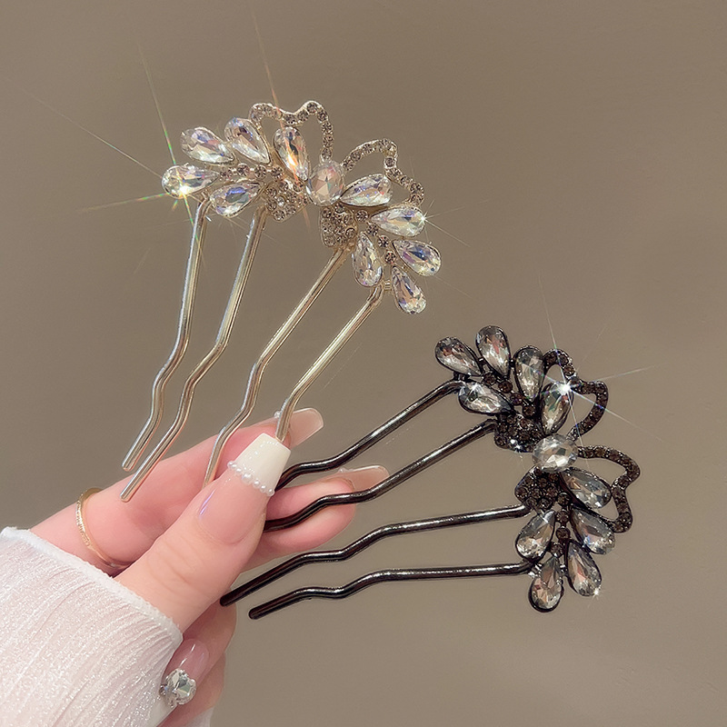 دبابيس شعر على شكل حرف U مرصعة - مراجعة Women Accessories Shop وسعره