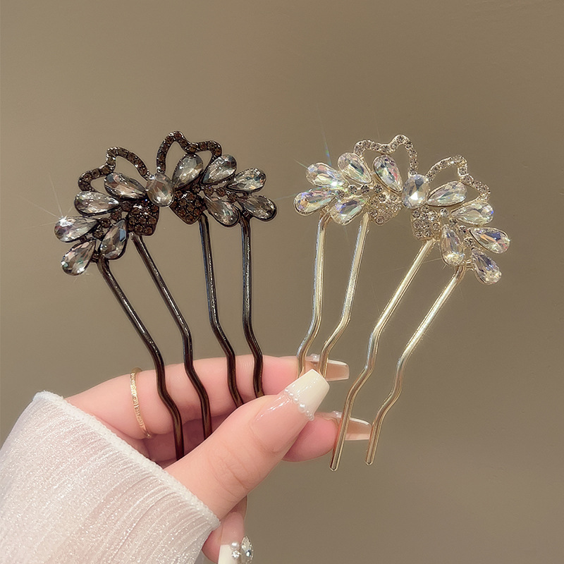 دبابيس شعر على شكل حرف U مرصعة - مراجعة Women Accessories Shop وسعره