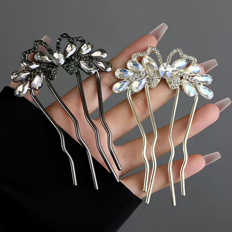 دبابيس شعر على شكل حرف U مرصعة - مراجعة Women Accessories Shop وسعره