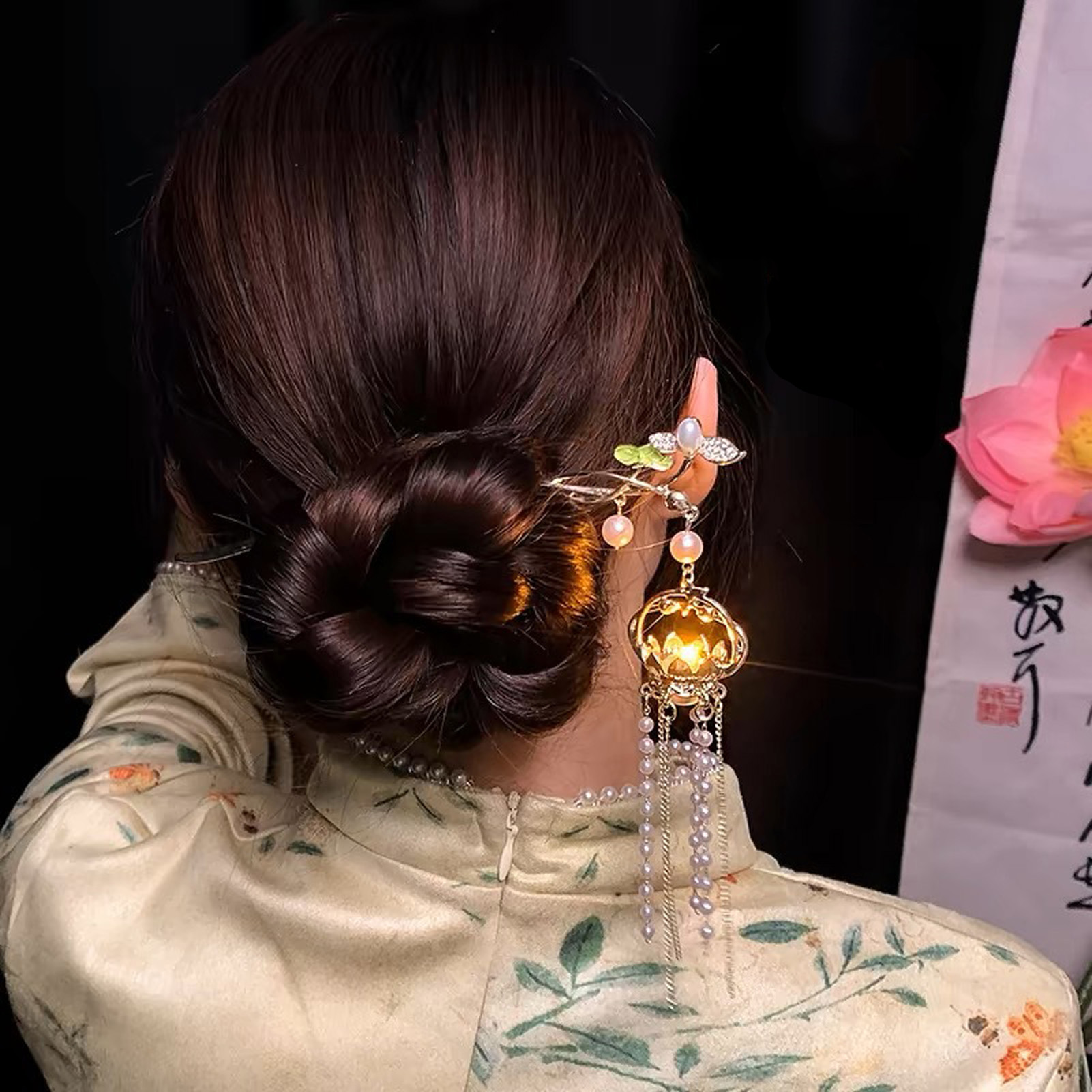 دبوس شعر معدني أنيق وعصري بتصم - مراجعة Women Accessories Shop وسعره