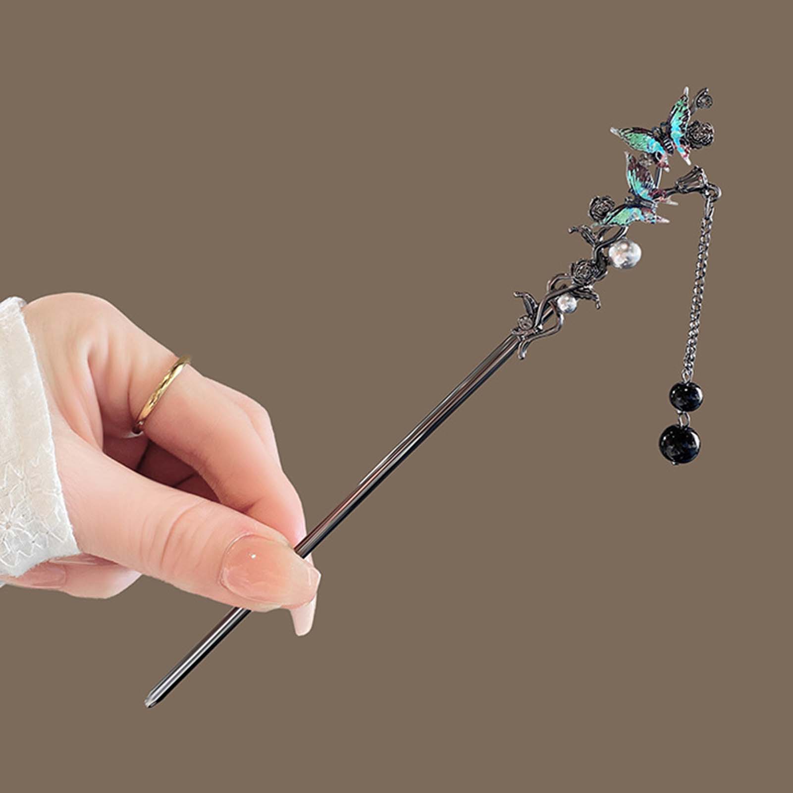 دبابيس شعر على شكل فراشة مع شر - مراجعة Women Accessories On Sale وسعره