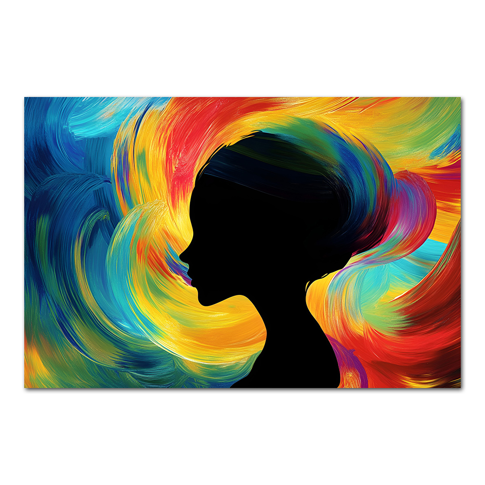لوحات فنية ملونة تجريدية لوجه  - مراجعة Women Accessories Poster وسعره