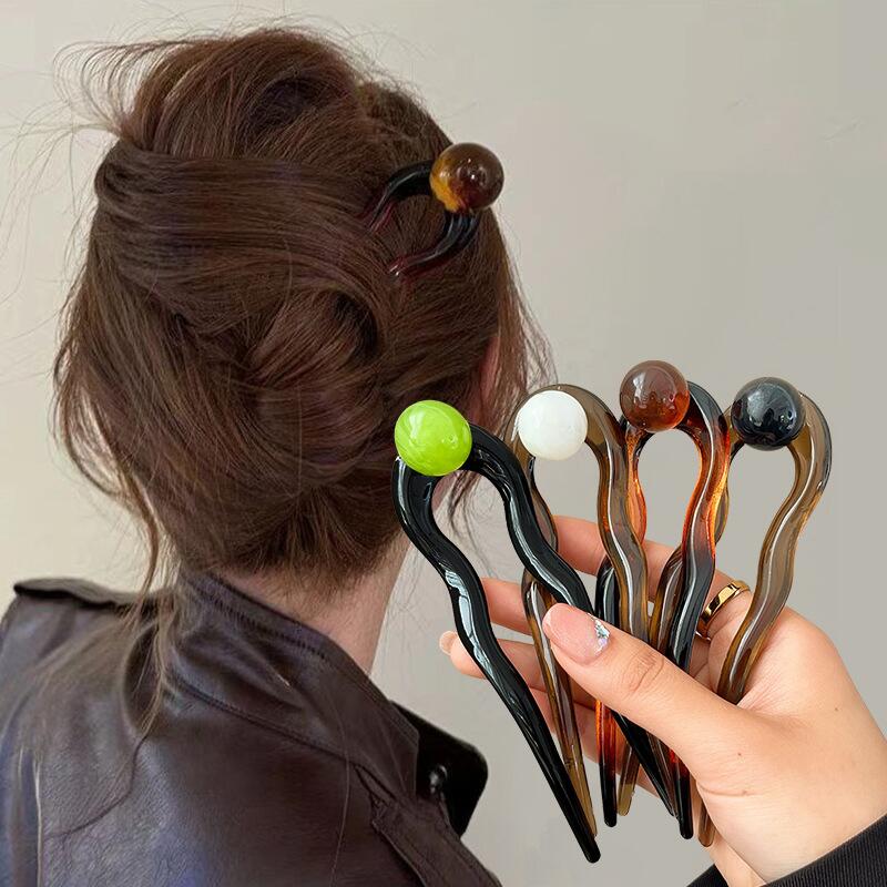 دبابيس شعر على شكل حرف U مزينة - مراجعة Women Accessories Shop وسعره