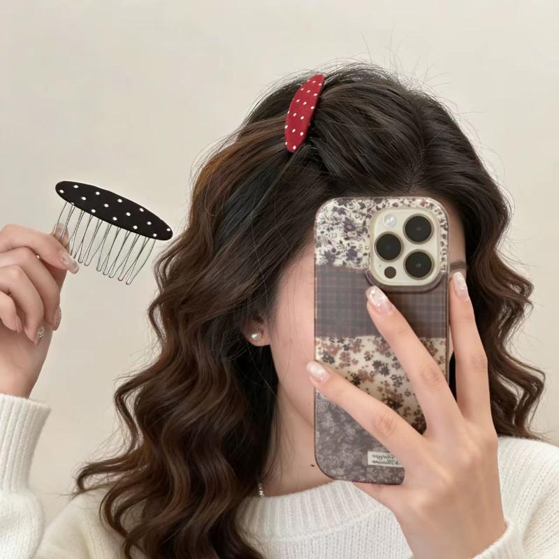 مشابك شعر منقطة رائجة البيع، م - مراجعة Women Accessories Sale وسعره