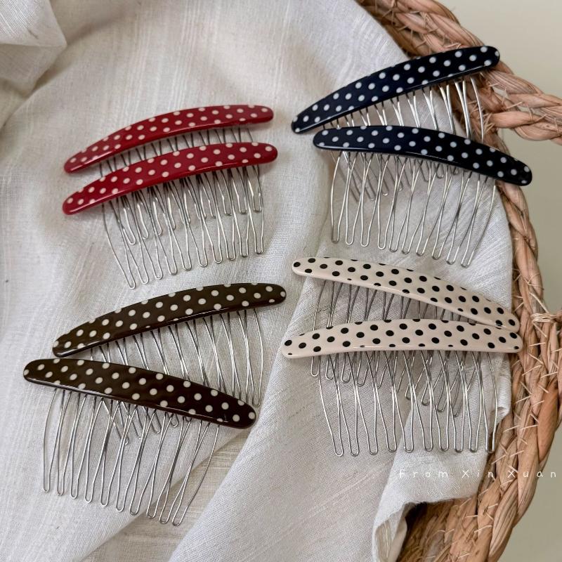 مشابك شعر منقطة رائجة البيع، م - مراجعة Women Accessories Sale وسعره