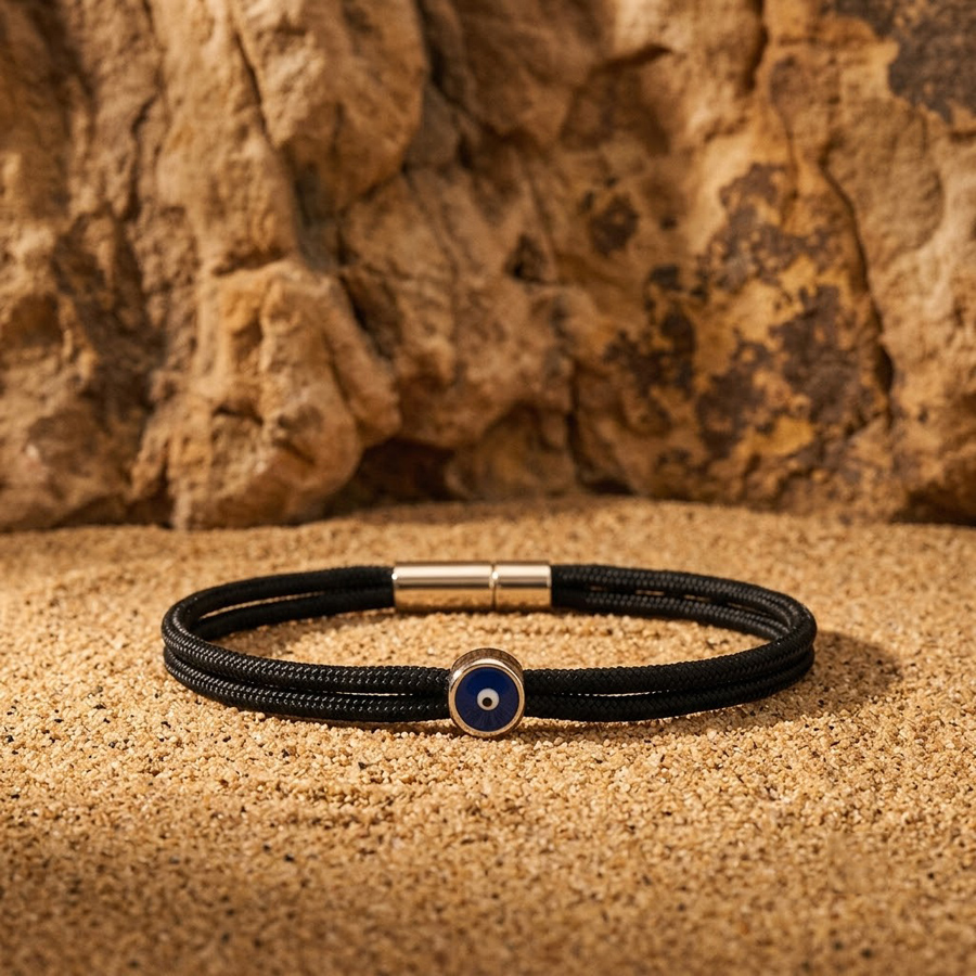 أساور بسيطة بتصميم العين الترك - مراجعة Evil Eye Bracelet وسعره