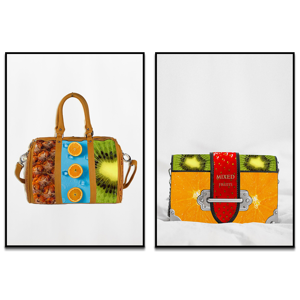 فن الوسائط المختلطة، حقيبة فوا - مراجعة Women Accessories Poster وسعره