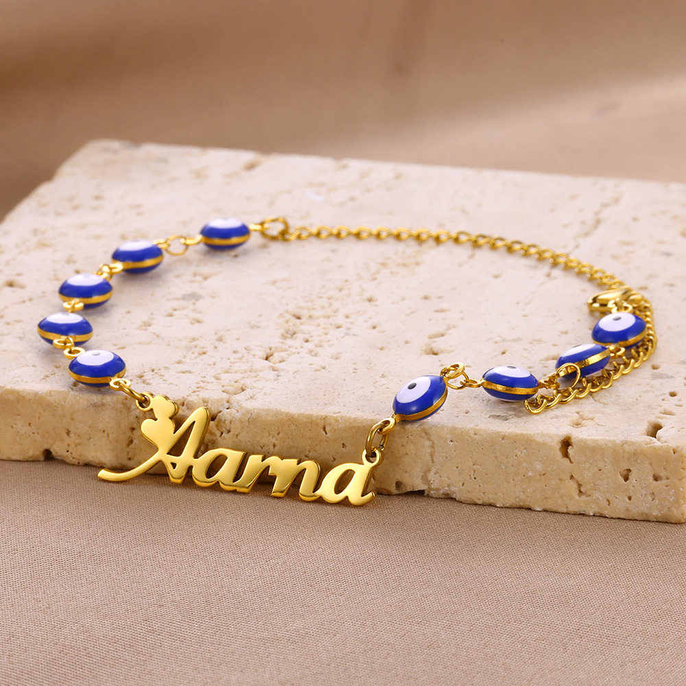 أساور العين الزرقاء المخصصة لل - مراجعة Evil Eye Bracelet وسعره