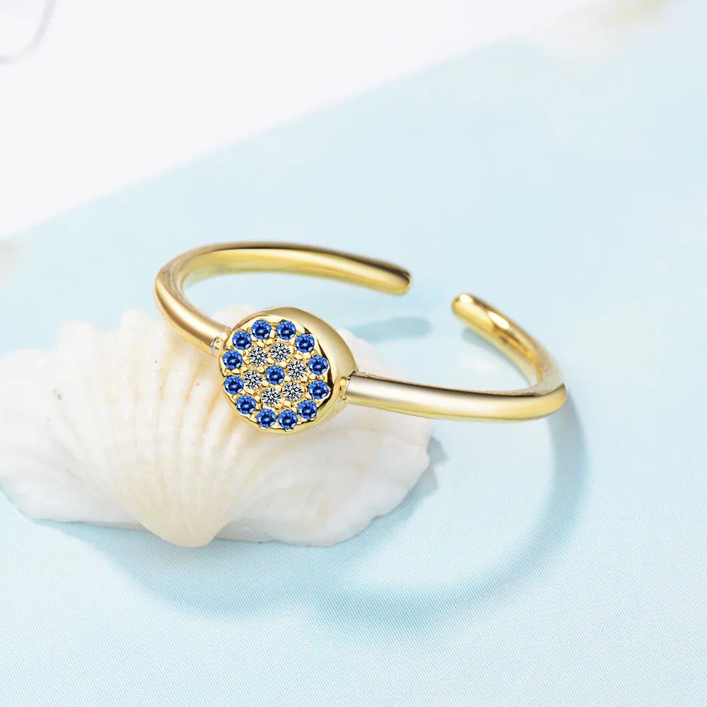 تعزيز جديد Anel Masculino خاتم - مراجعة Evil Eye Bracelet وسعره