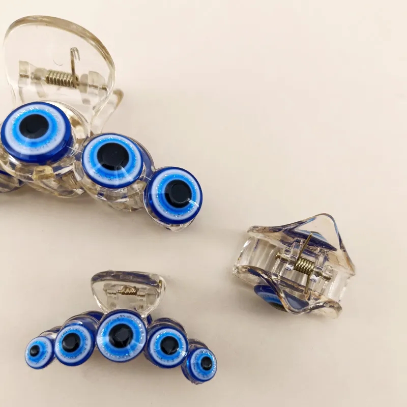 3 أحجام خمر عين الشر مشبك شعر  - مراجعة Evil Eye Bracelet وسعره