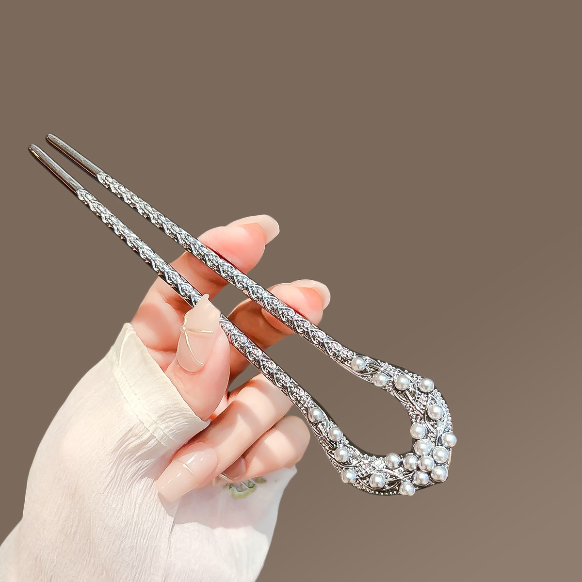 جديد لؤلؤة U على شكل دبوس الشع - مراجعة Women Accessories Shop وسعره