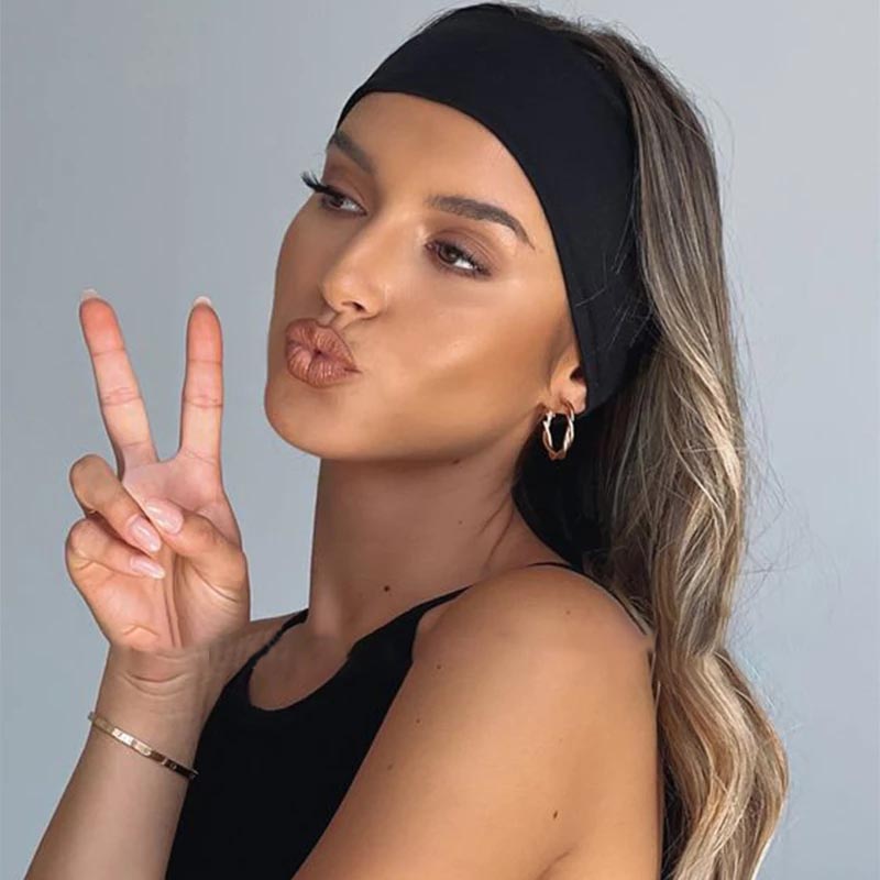 جديد ملون رباط رأس مطاطي للنسا - مراجعة Women Accessories Wholesale China وسعره