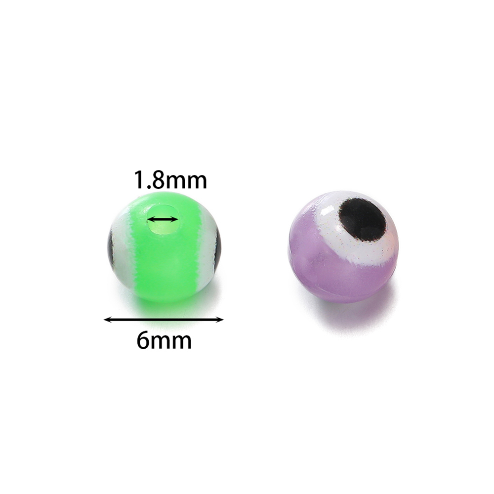 10 قطعة/الوحدة 6 مللي متر مضيئ - مراجعة Evil Eye Bracelet وسعره