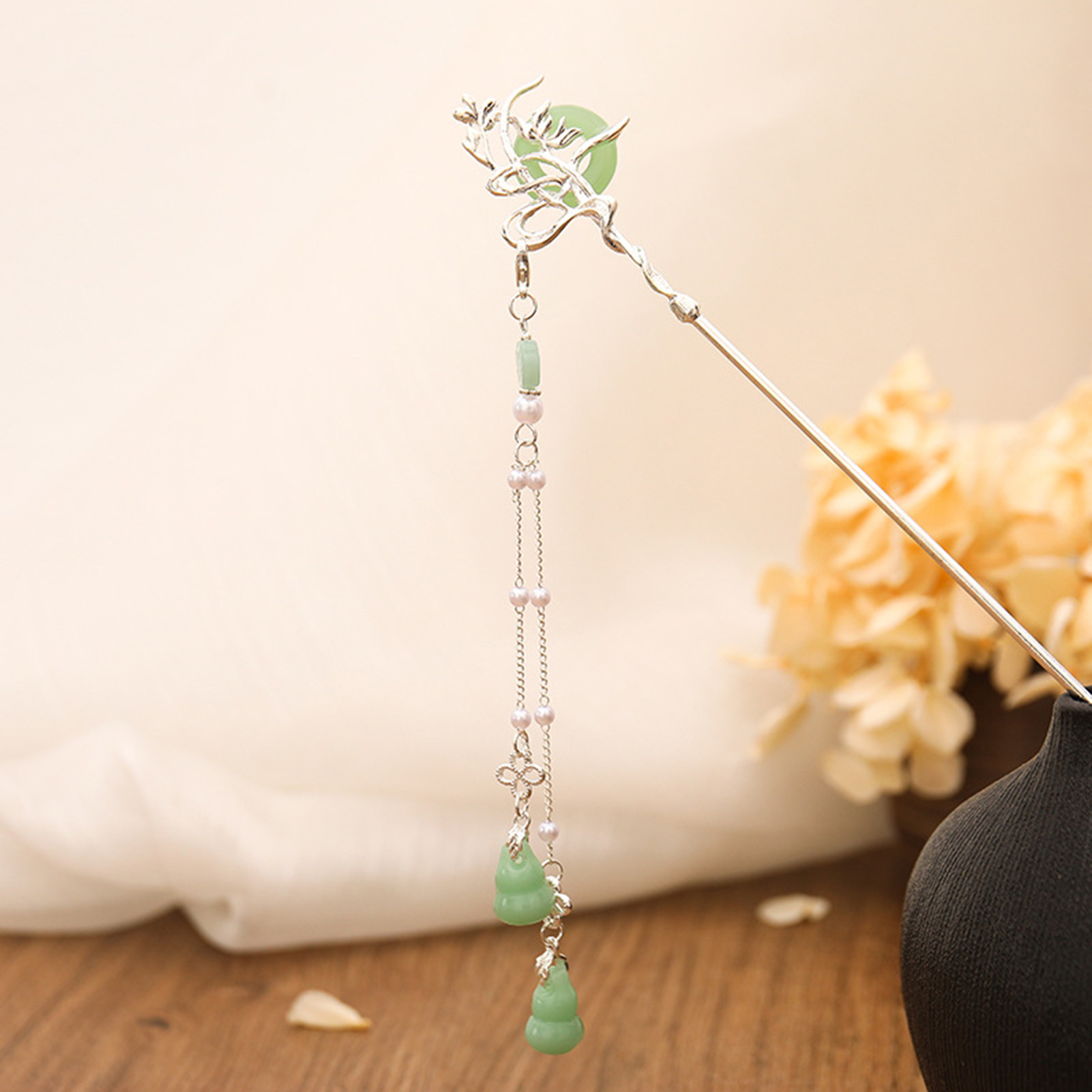 النمط الصيني الزجاج دبوس الشعر - مراجعة Women Accessories Shop وسعره