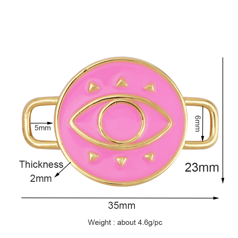 وصلة عين الحسد المطلي بالمينا  - مراجعة Evil Eye Bracelet وسعره
