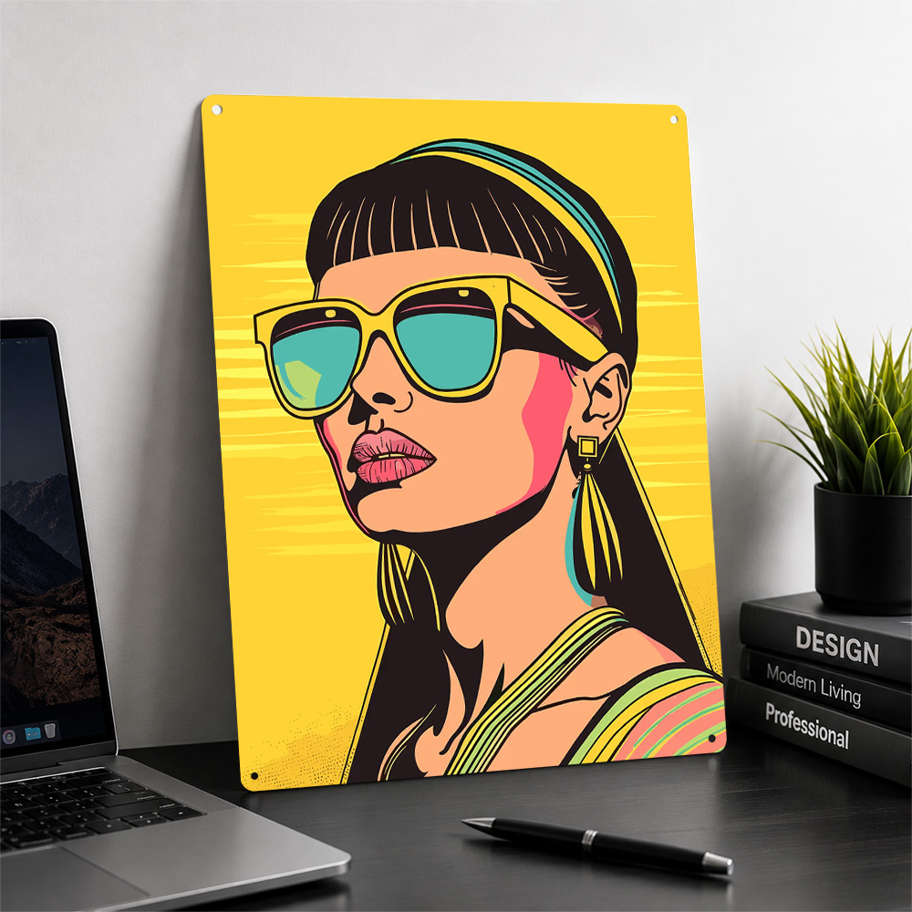 لوحة معدنية مطبوعة ثلاثية الأب - مراجعة Women Accessories Poster وسعره