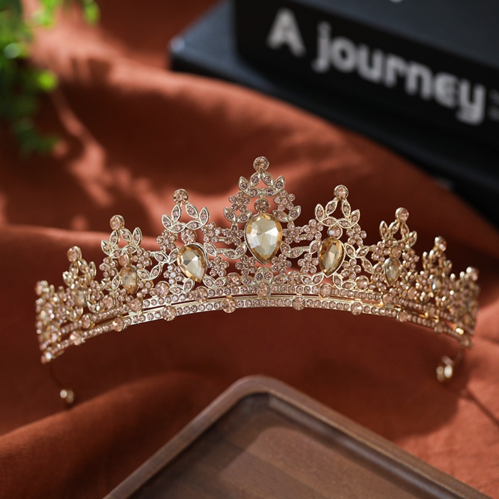 تاج زفاف فضي مطلي بتصميم أوراق - مراجعة Women'S Wedding Accessories وسعره