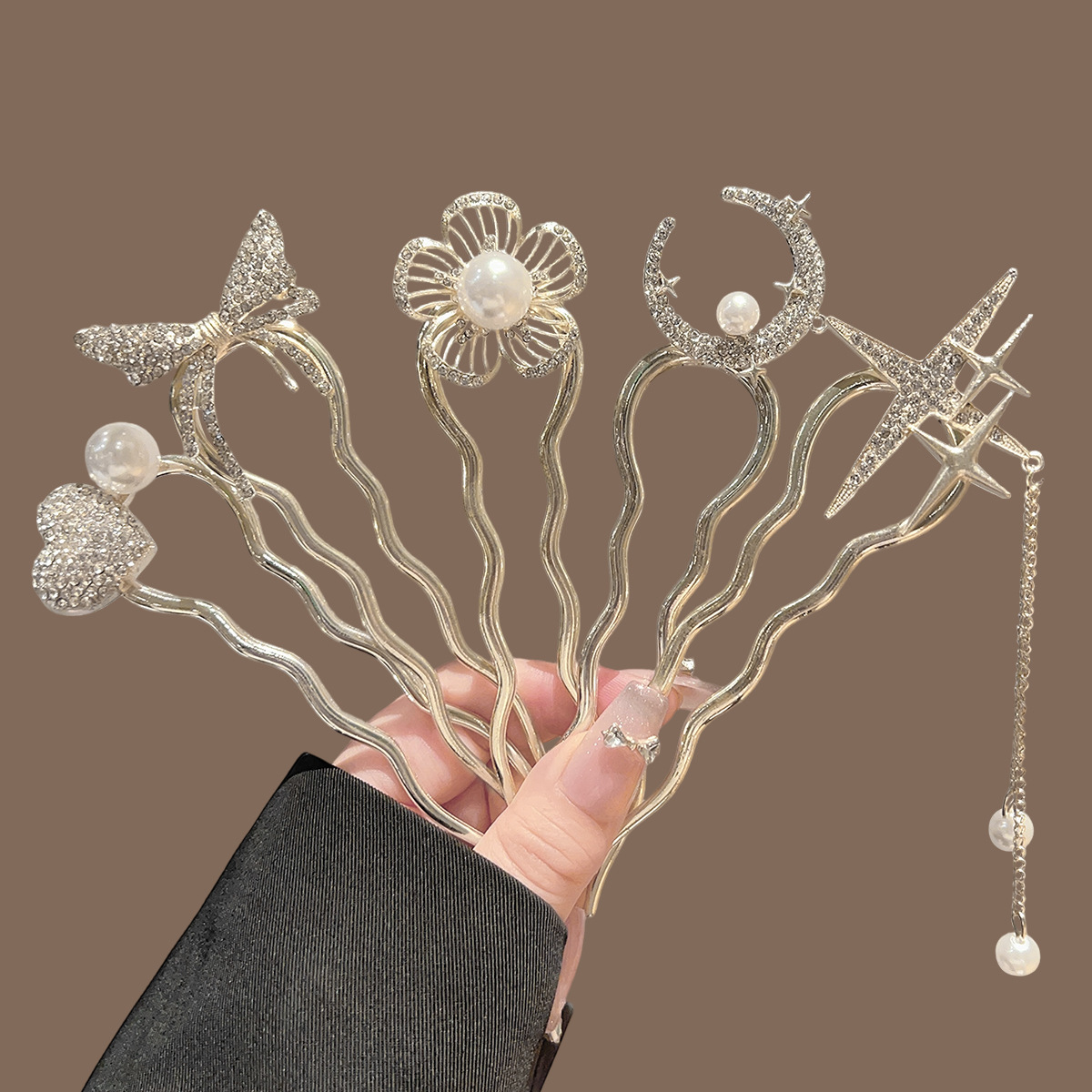 دبابيس شعر معدنية متعددة الاست - مراجعة Women Accessories Shop وسعره