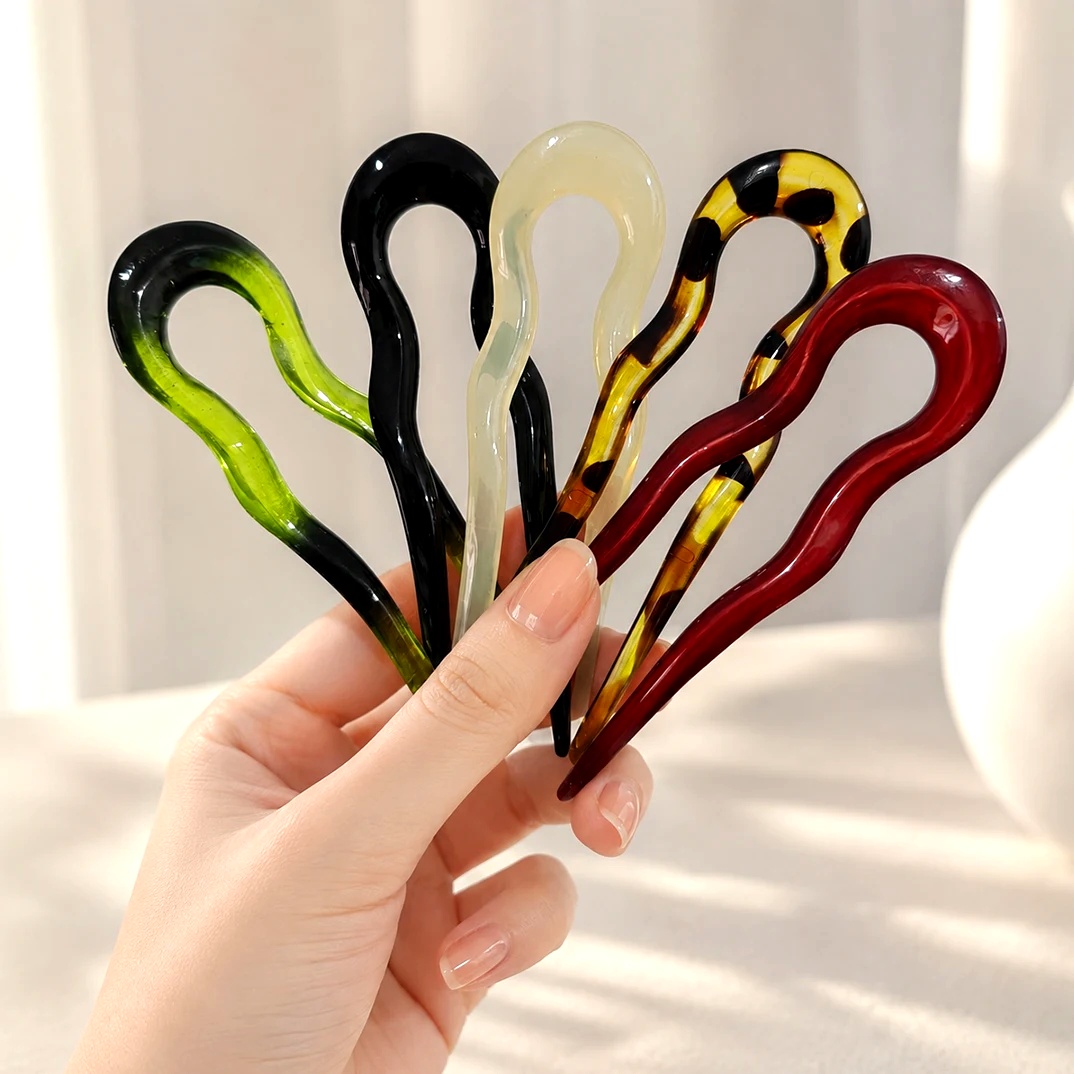 شوكة شعر على شكل حرف U للنساء، - مراجعة Women Accessories Shop وسعره