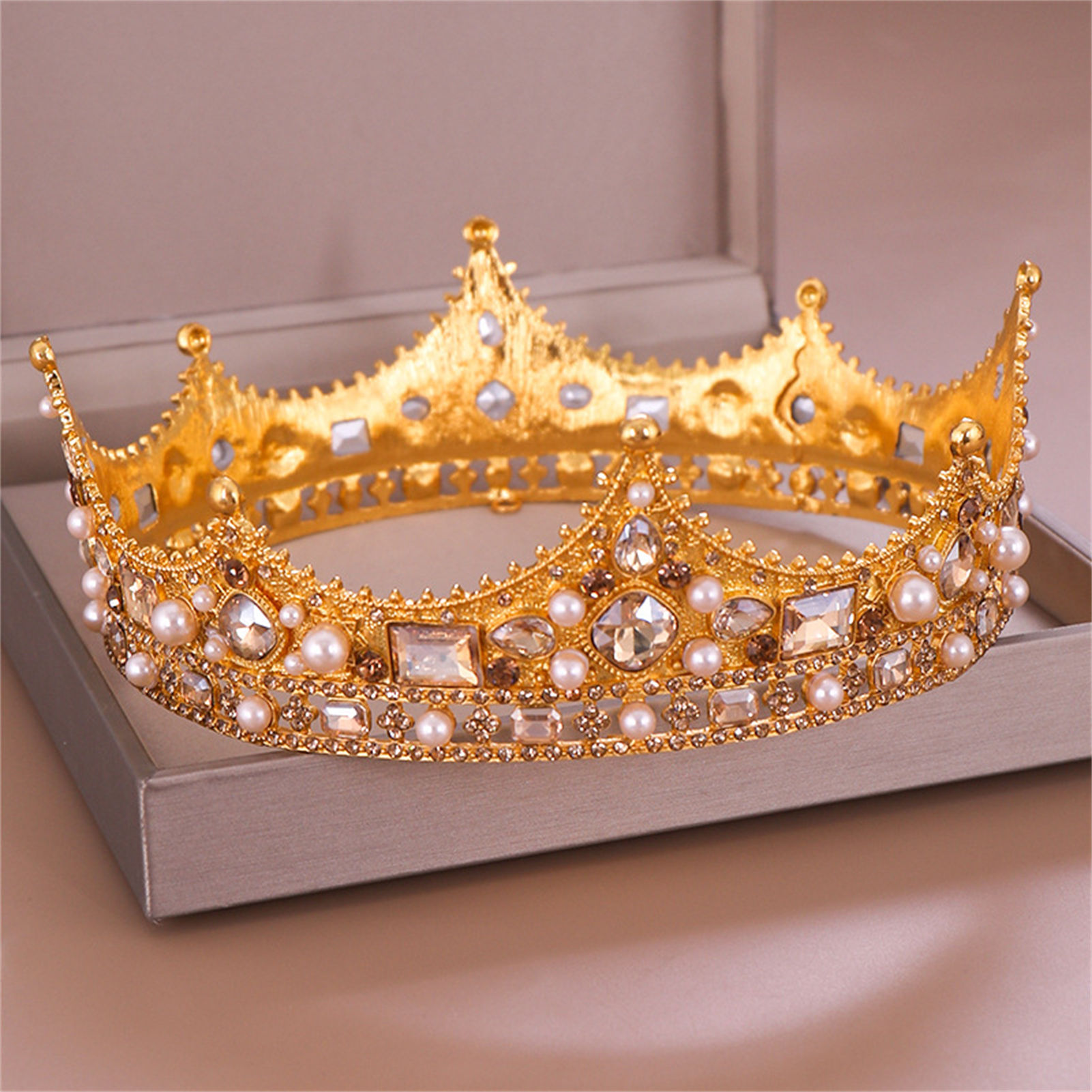 سبيكة تاج تيارا ريترو الزفاف ح - مراجعة Women'S Wedding Accessories وسعره