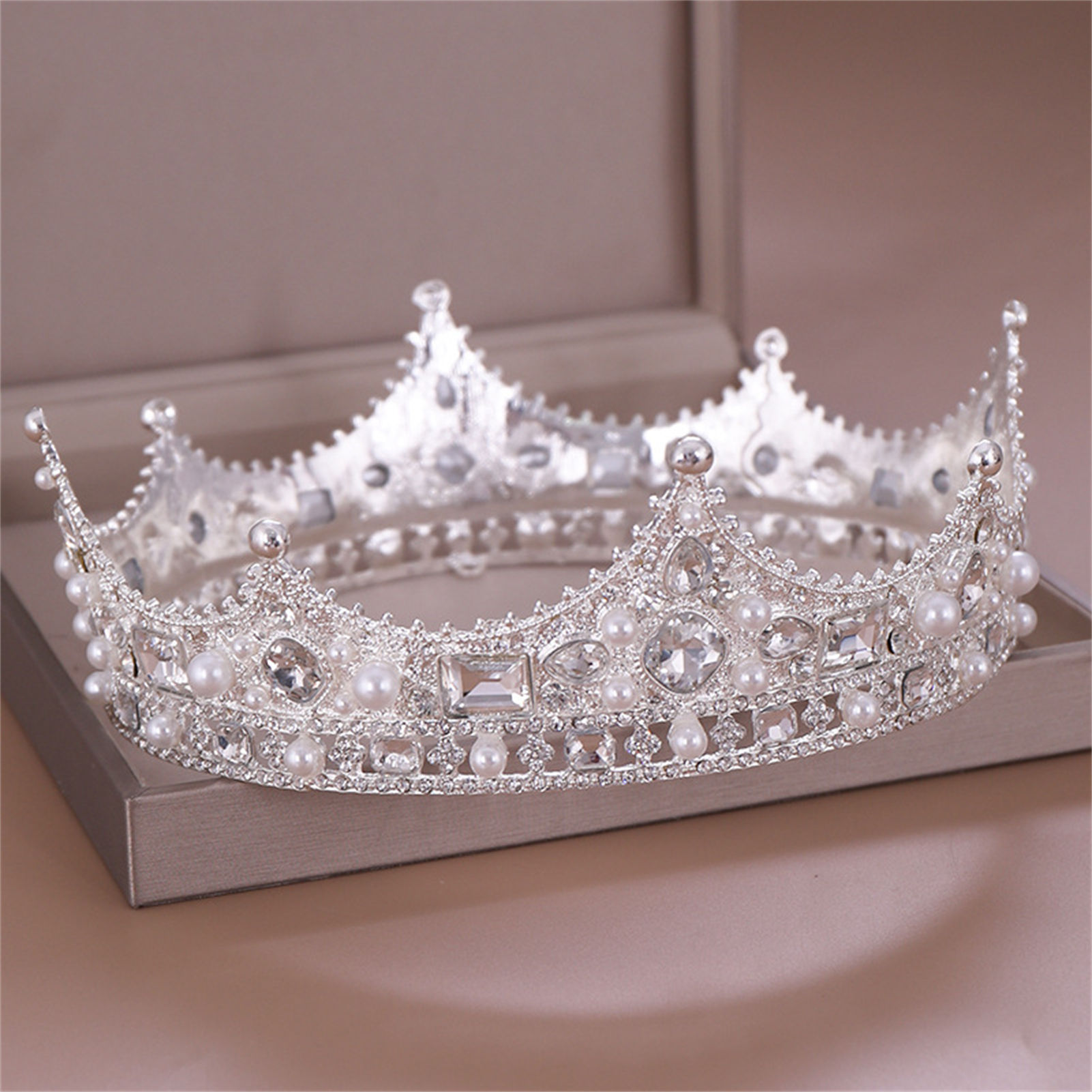 سبيكة تاج تيارا ريترو الزفاف ح - مراجعة Women'S Wedding Accessories وسعره