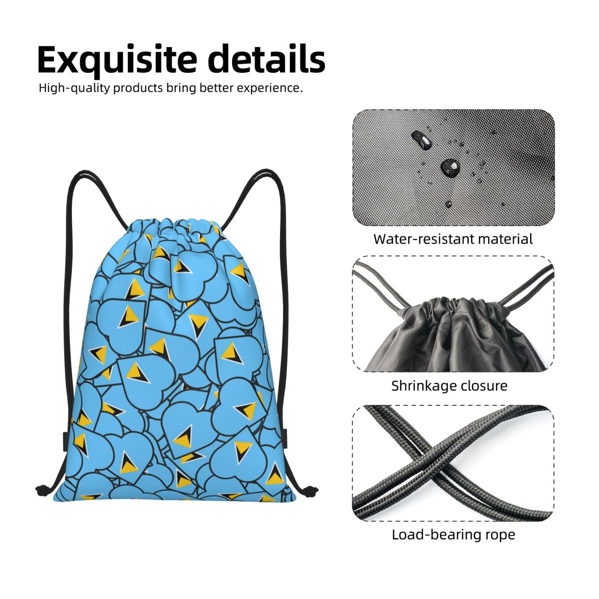 حقيبة ظهر رياضية برباط على شكل - مراجعة Women Accessories Poster وسعره