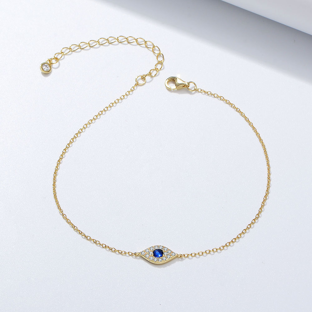 سلسلة كاحل أنيقة بتصميم العين  - مراجعة Evil Eye Bracelet وسعره